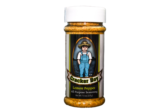 Cracker Boy Lemon Pepper 7.5 oz
