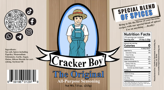 Small Cracker Boy Original Seasoning 7.5oz