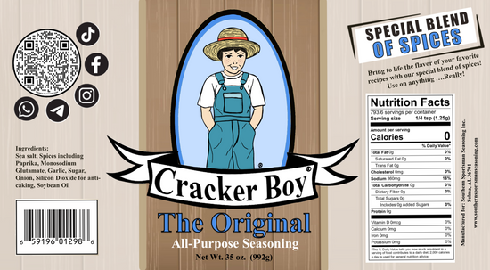 Large Cracker Boy Original Seasoning 35 oz